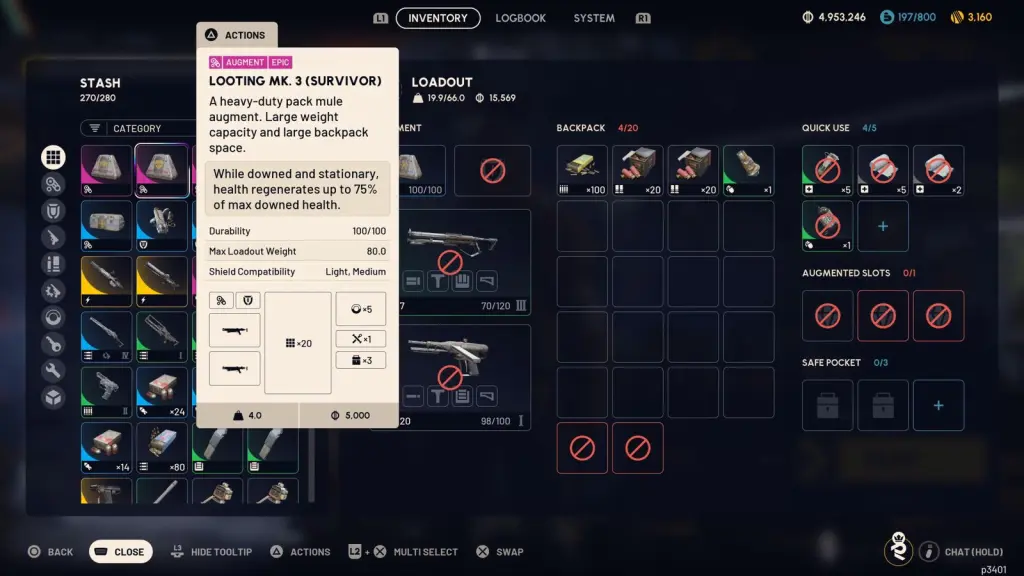 Meilleurs augmentations dans ARC Raiders: Guide de février 2026 6 Survivor augment in ARC Raiders