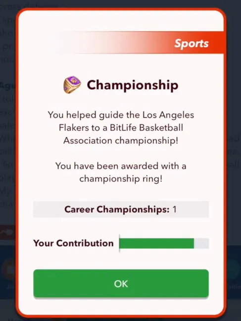 Comment réussir le Défi Mamba dans BitLife — Guide 8 Championnat attribué bitlife