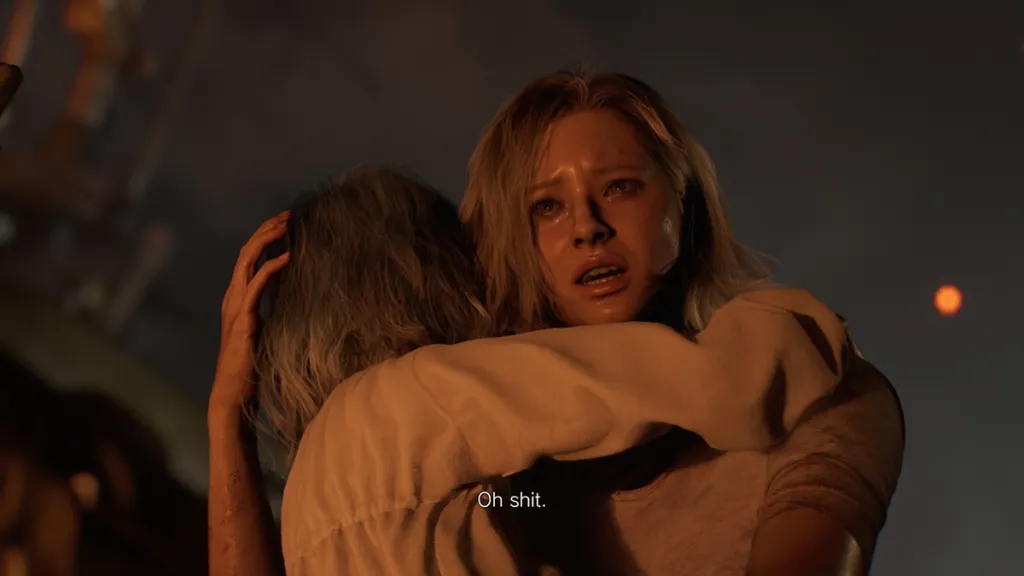 Capcom s'engage à ne pas utiliser l'IA dans les jeux, mais l'utilise toujours pour les créer 6 Grace being relatable in Resident Evil Requiem