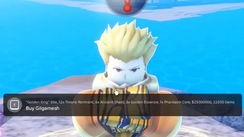 Comment obtenir Gilgamesh dans Sailor Piece — Guide complet 6 Gilgamesh Trainer NPC