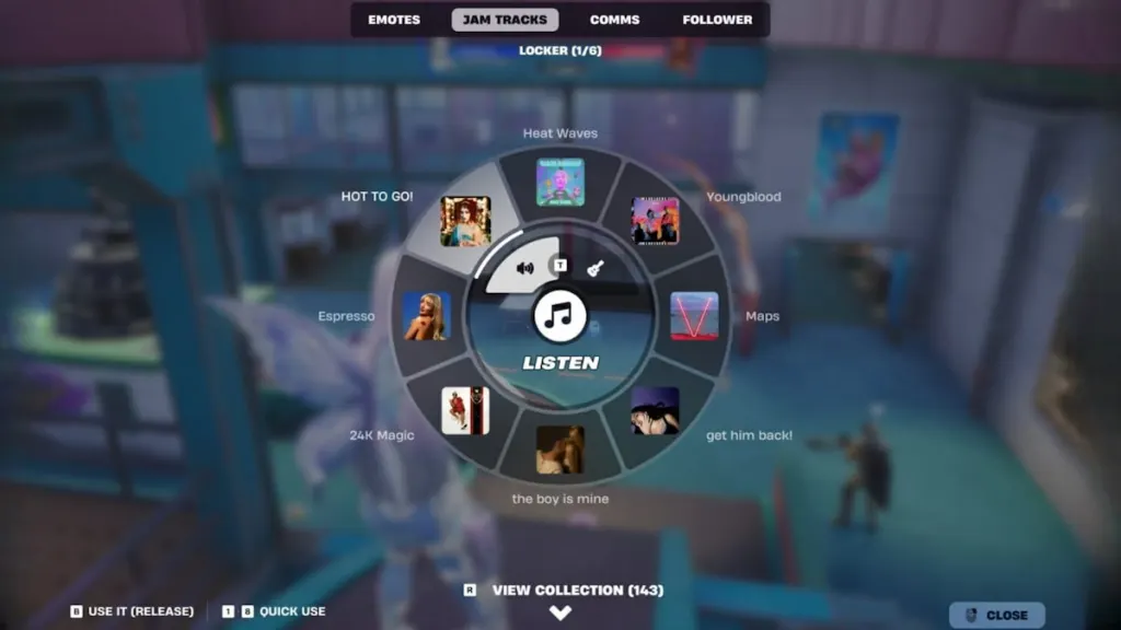 Comment utiliser le lecteur de jam track dans Fortnite : Guide rapide 6 Jam Track player in Fortnite