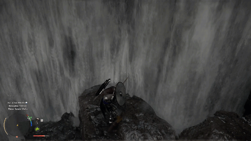 Crimson Desert : Comment entrer dans les cascades (Guide) 6 Pierce through the waterfall with a sword in Crimson Desert
