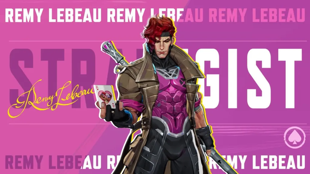Marvel Rivals Mars 2026 : Taux de ban : Le héros le plus banni 6 Marvel Rivals Gambit Cover
