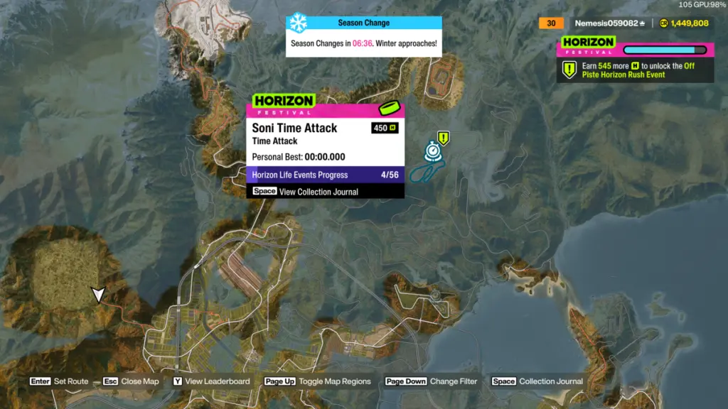 Guide du Défi Machine de Conduite Ultime Forza Horizon 6 8 Time Attack Soni dans Forza Horizon 6