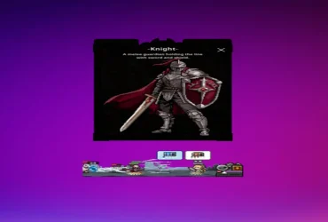 Meilleure Build de Chevalier pour Héros de la Barre des Tâches (TBH) — Guide 8 Meilleure Build de Chevalier pour Héros de la Barre des Tâches (TBH) — Guide