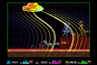 Deltarune Chapitre 5 : Réponses de l'épreuve des boss jaune et bleu