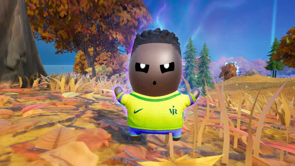 Comment trouver le sprite de Vini Jr. dans Fortnite Chapitre 7 Saison 3 6 Vini Jr. Sprite au sol dans Fortnite
